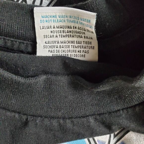 Pro Club Los Angeles Dodgers Men’s L Heavyweight Tee Black/Grey - Picture 6 of 8